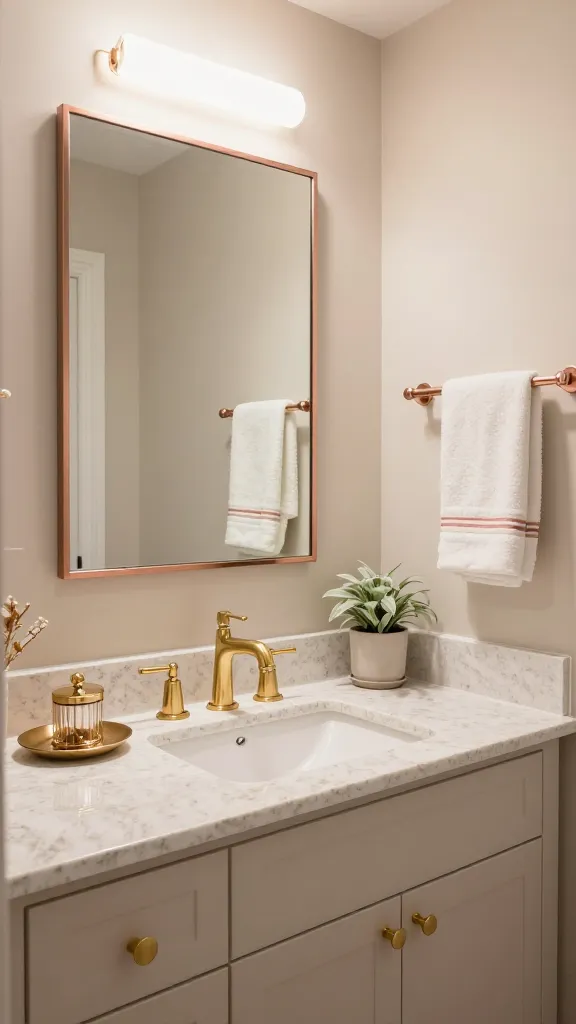 20 Girly Apartment Bathroom Decor Ideas to Create a Cute & Chic Space: Tiny Treasures 13 Item 12