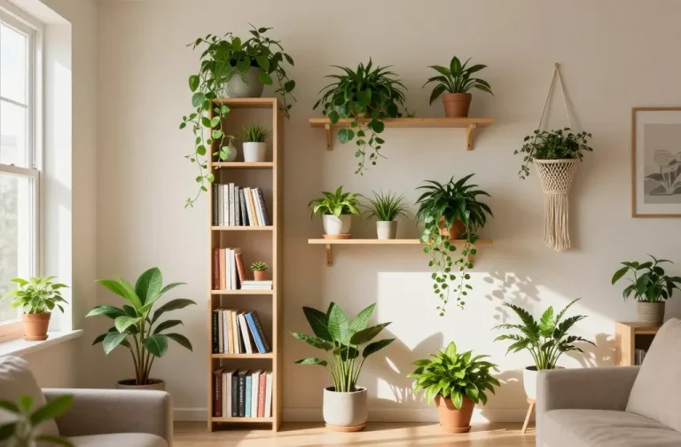 How to Style Indoor Plants in a Small Living Room: Chic & Space-Smart