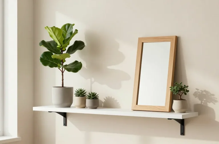 19 Minimal Shelf Decor with Houseplants for Apartments: Chic on Small Spaces