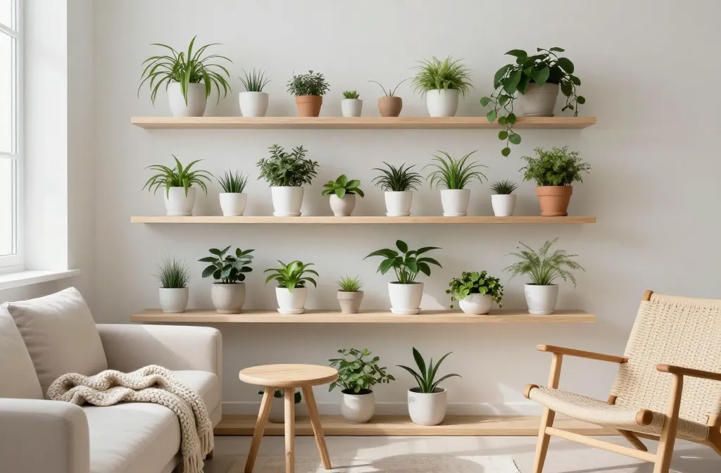 18 Floating Shelf Styling Ideas with Houseplants: Fresh Picks