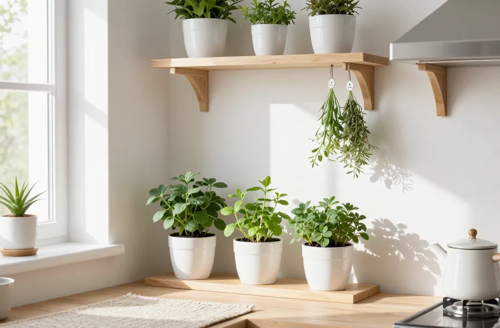 18 Budget-Friendly Kitchen Herb Corner Decor Ideas: Chic & Affordable Corner Picks