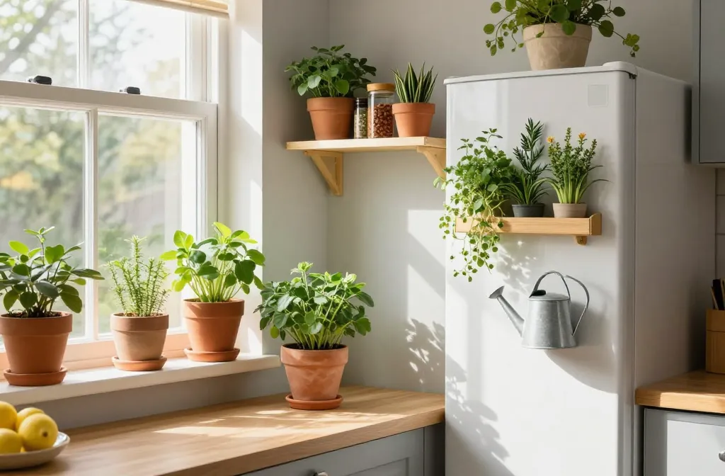15 Small Kitchen Herb Corner Ideas for Apartments: Tiny Fresh Flavor