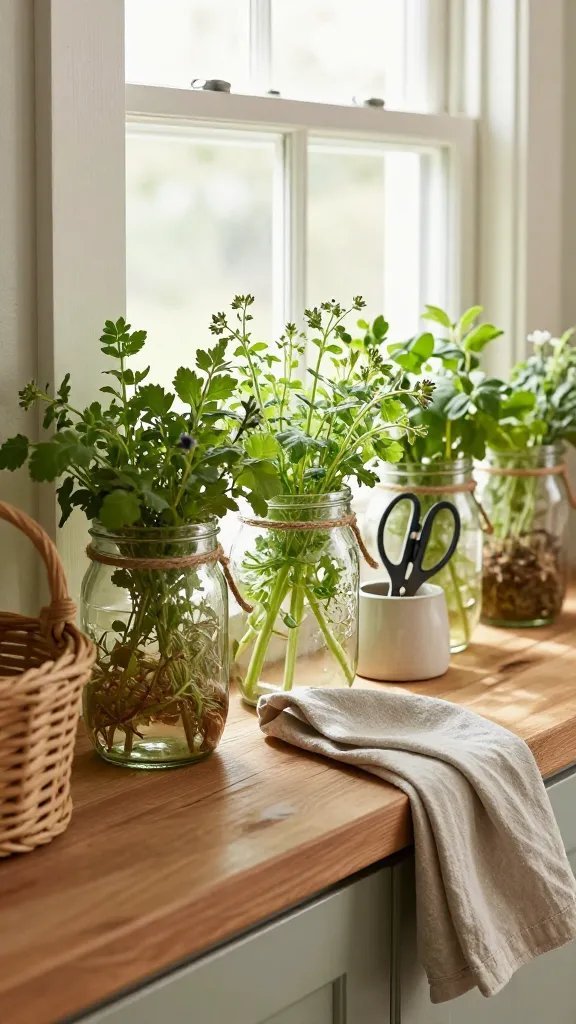 19 Budget Kitchen Herb Corner Decor Ideas: Style on a Budget 4 Item 3