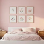 20 Pink Wall Art Bedroom Ideas for a Beautiful Aesthetic Room: Chic Picks