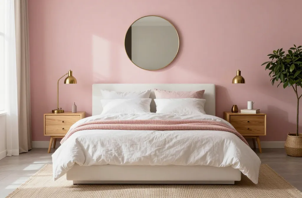 20 Pink Feature Wall Bedroom Ideas to Transform Your Space: Chic Edit 1 20 Pink Feature Wall Bedroom Ideas to Transform Your Space: Chic Edit