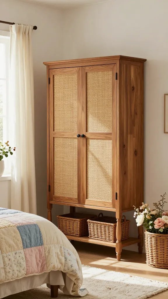 20 Wooden Almirah Ideas for Classic Bedroom Storage: Timeless & Luxe 11 Item 10