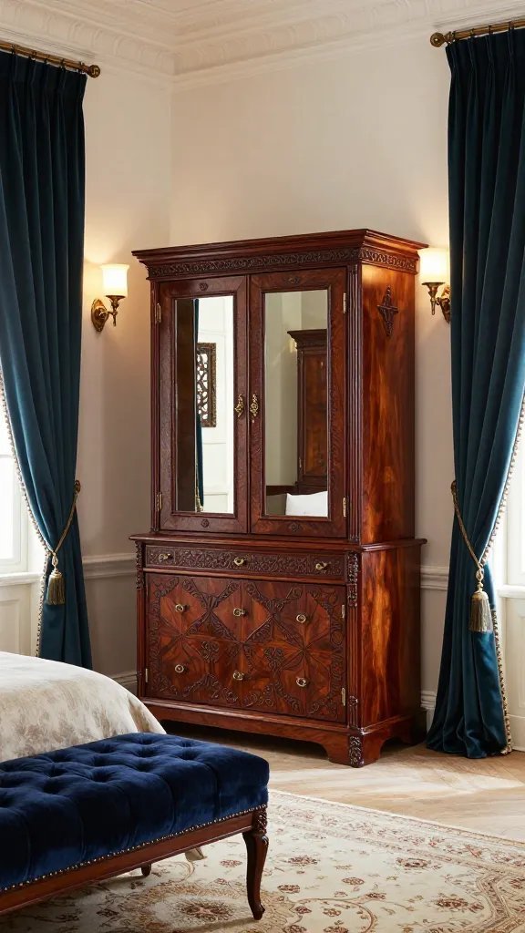 20 Wooden Almirah Ideas for Classic Bedroom Storage: Timeless & Luxe 12 Item 11