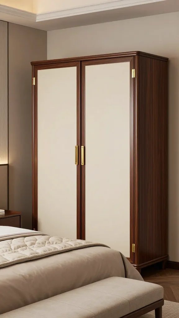 20 Wooden Almirah Ideas for Classic Bedroom Storage: Timeless & Luxe 18 Item 17