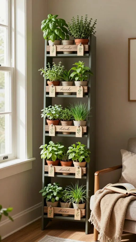 25 Brilliant Vertical Herb Garden Ideas for Small Homes: Tiny Spaces, Big Flavor 13 Item 12