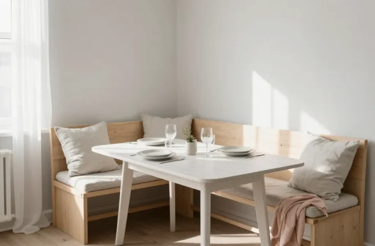 22 Dining Bench Seating Ideas for a Cozy and Space-Saving Setup: Cozy Nook Guide 7 22 Dining Bench Seating Ideas for a Cozy and Space-Saving Setup: Cozy Nook Guide