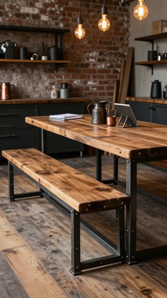 22 Dining Bench Seating Ideas for a Cozy and Space-Saving Setup: Cozy Nook Guide 7 Item 6