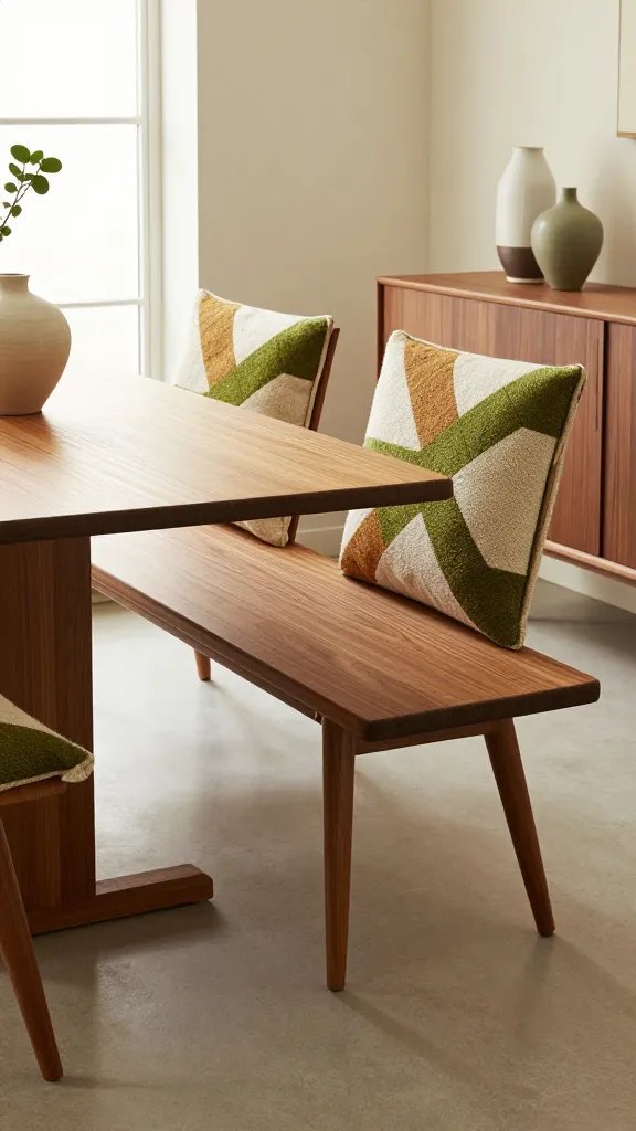 22 Dining Bench Seating Ideas for a Cozy and Space-Saving Setup: Cozy Nook Guide 12 Item 11