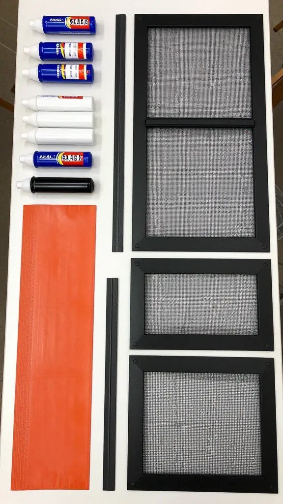How to Get Rid of Mice: Quick, Humane Fixes 9 A neatly organized toolbox-style setup: sealants, weather stripping, door sweeps, and mesh screens laid out on a workbench ready for installation.