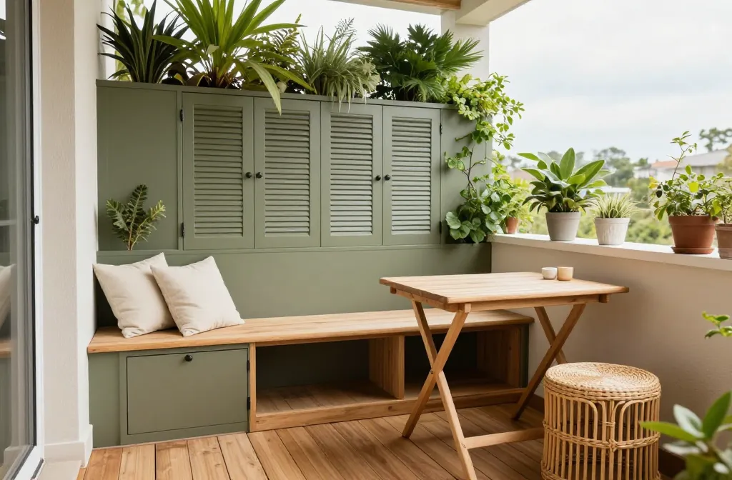 27 Balcony Storage Ideas That Keep It Clutter-Free: Chic & Compact