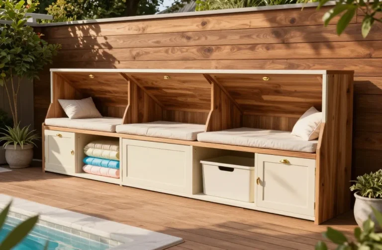 17 Pool Float Storage Ideas to Keep Your Backyard Clutter-Free