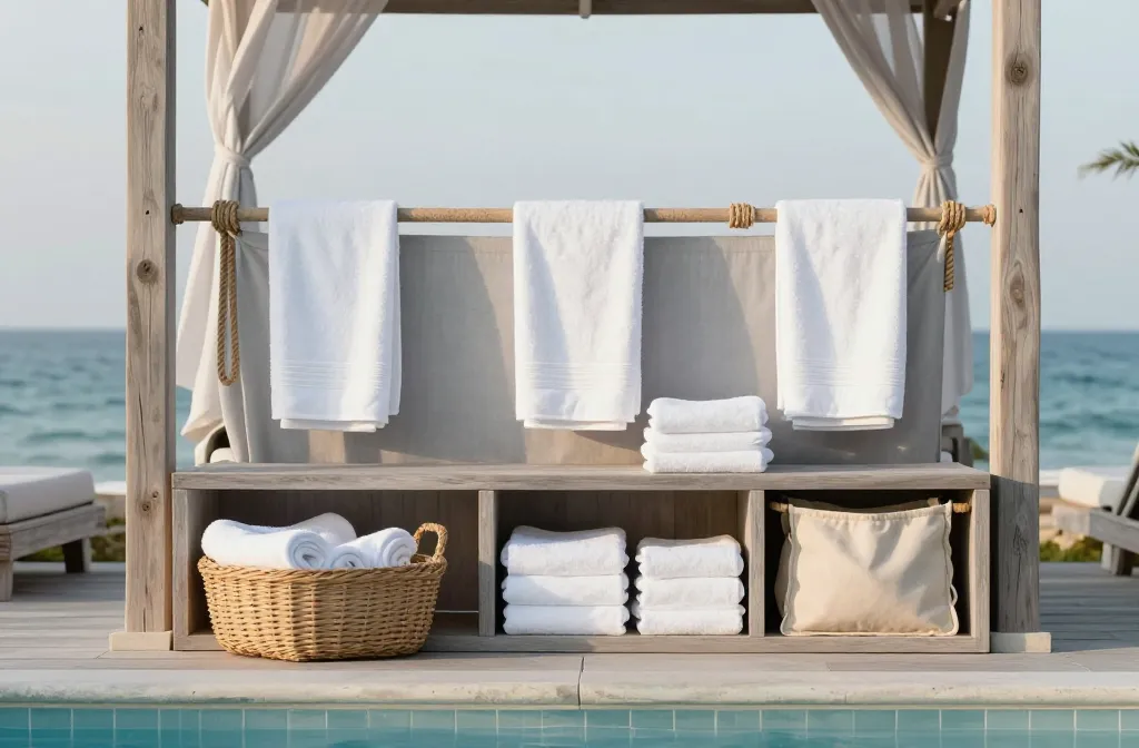 23 Pool Towel Storage Ideas for a Clean and Organized Poolside: Chic & Quick Wins