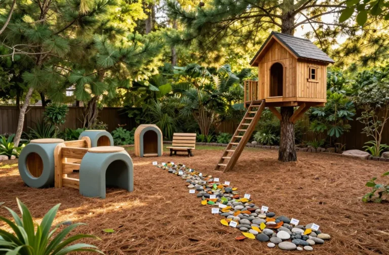 19 Outdoor Play Area Ideas for a Creative and Beautiful Backyard Design: Tiny Oasis