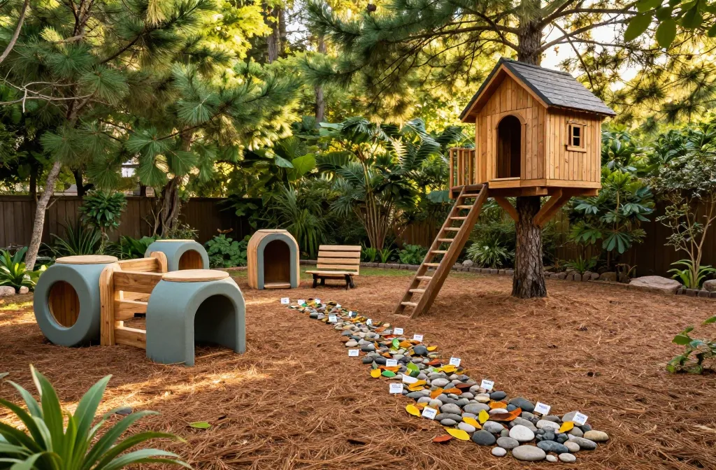19 Outdoor Play Area Ideas for a Creative and Beautiful Backyard Design: Tiny Oasis