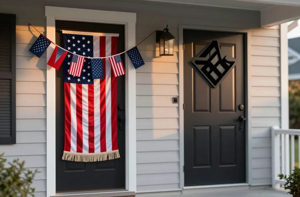 13 4th of July Door Hanger Ideas: Patriotic Porch Picks