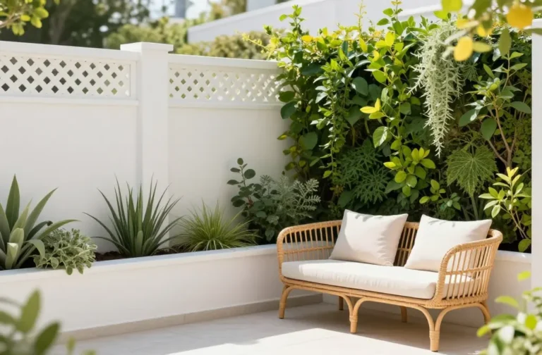 18 Corner Fence Landscaping Ideas for Small Yards: Tiny Yard Wonders