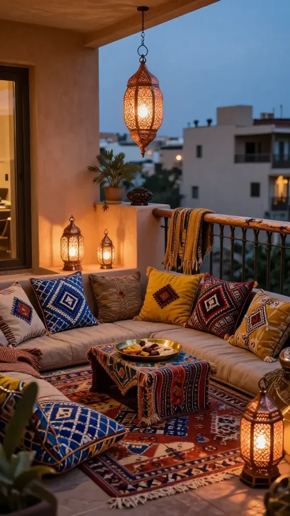 19 Boho Apartment Balcony Ideas You’ll Love 6 Item 5