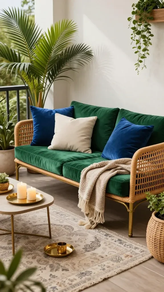 19 Boho Apartment Balcony Ideas You’ll Love 19 Item 18