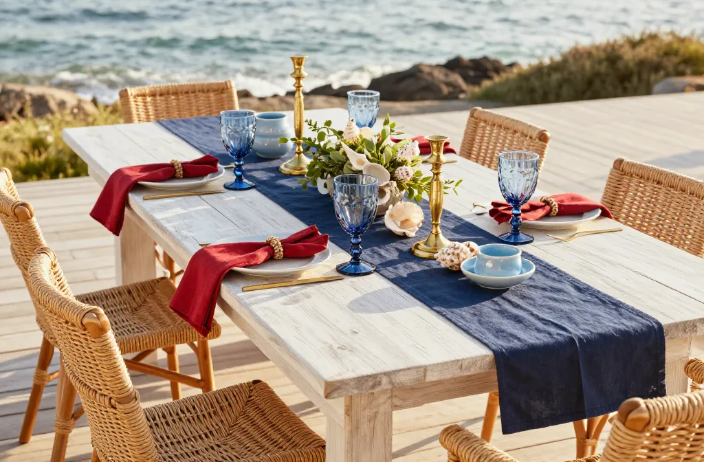 20 Red White Blue Summer Table Ideas: Chic Summer Tablescapes 1 20 Red White Blue Summer Table Ideas: Chic Summer Tablescapes