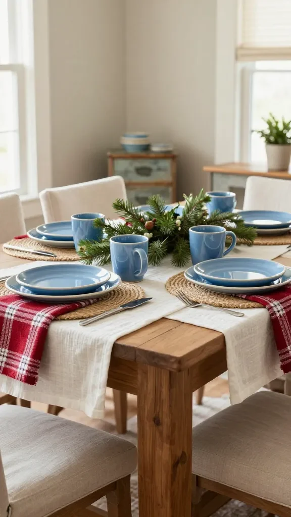 20 Red White Blue Summer Table Ideas: Chic Summer Tablescapes 3 Item 2