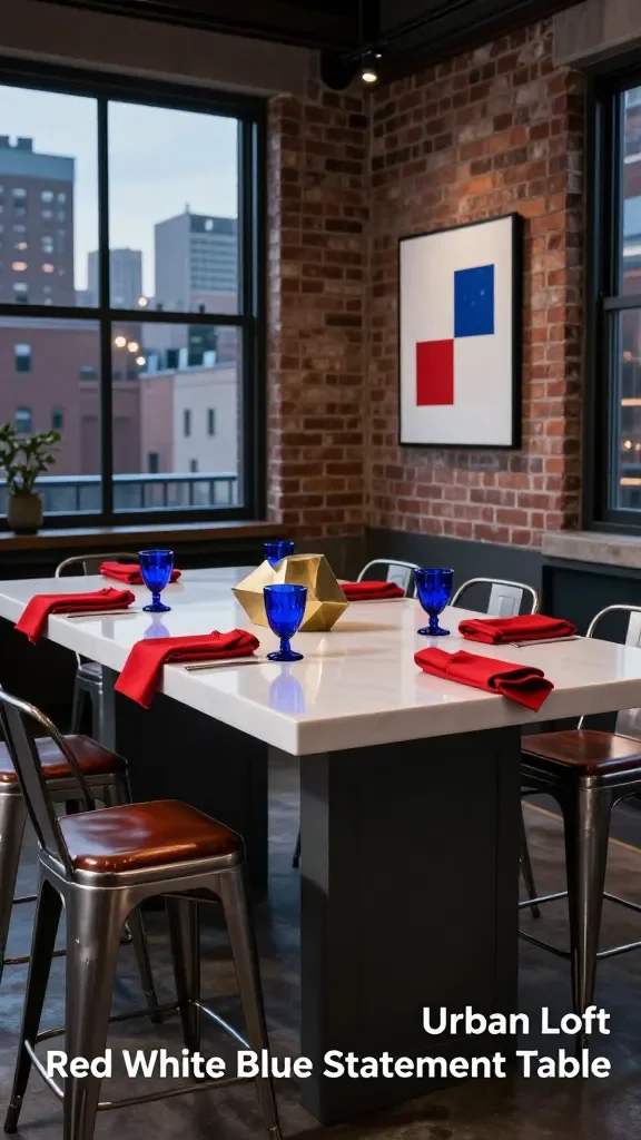 20 Red White Blue Summer Table Ideas: Chic Summer Tablescapes 10 Item 9