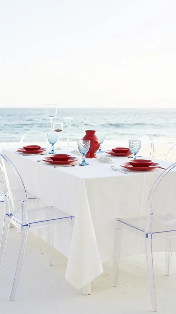 20 Red White Blue Summer Table Ideas: Chic Summer Tablescapes 13 Item 12
