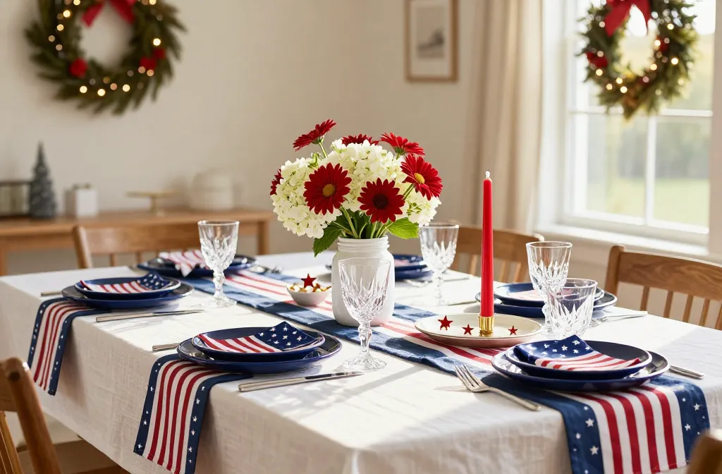 21 Festive July 4th Table Decorations: Sparkle This Summer