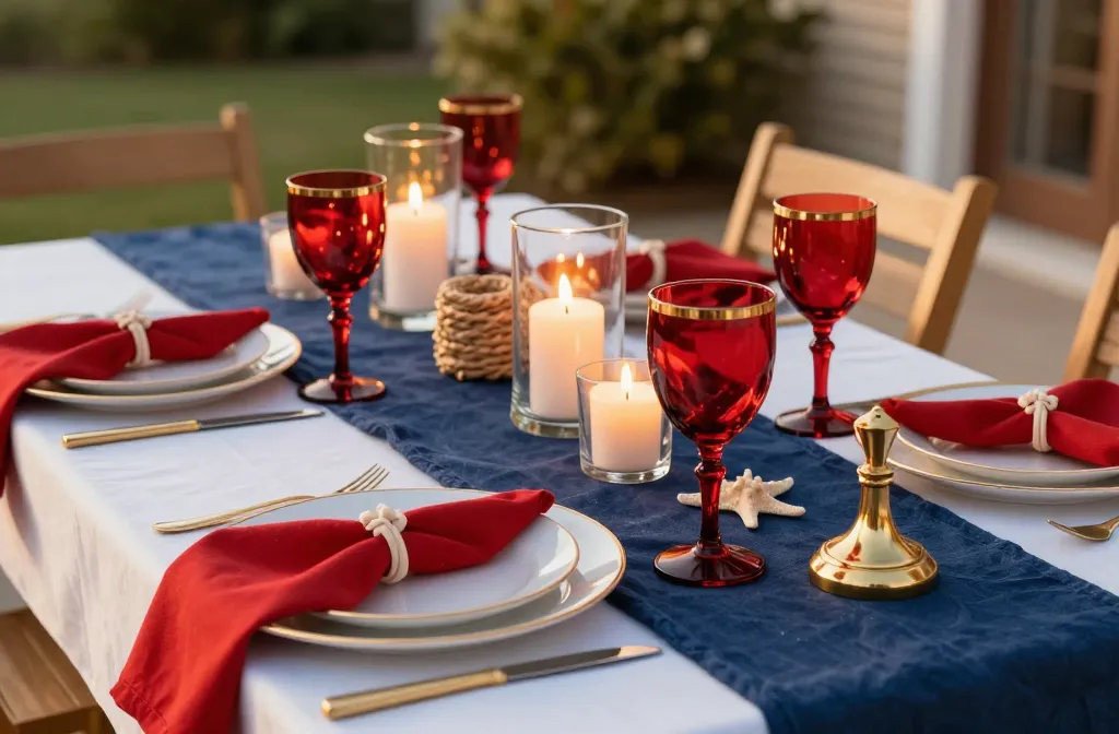 21 4th of July Table Decor Ideas: Sparkling Cruisin’ Tablespace