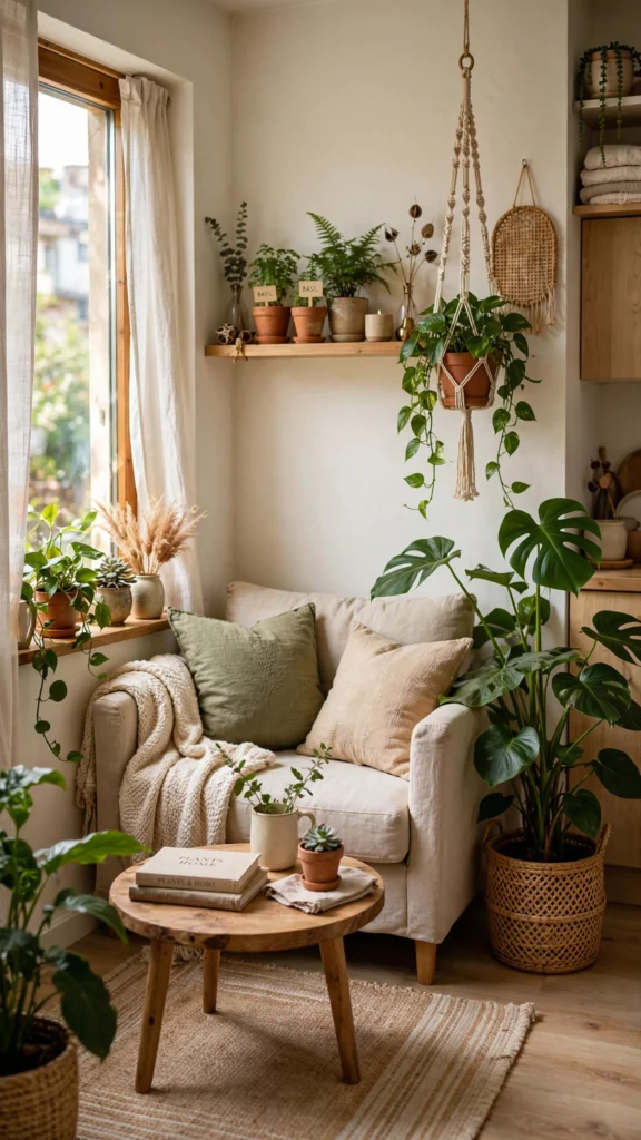 cozy apartment plants