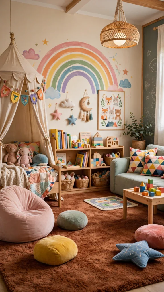 cozy kids nook