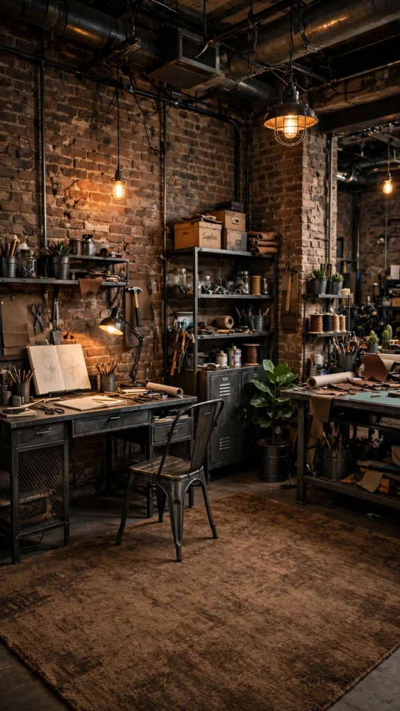 industrial studio interior