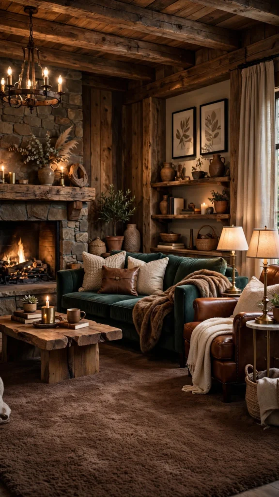 luxury rustic den