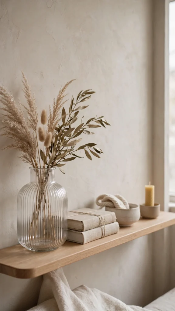 minimal shelf still life